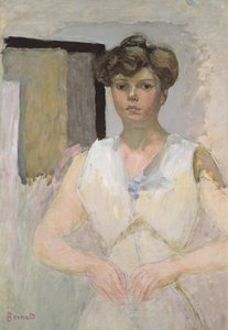 Frau beim Ankleiden, ca. 1906