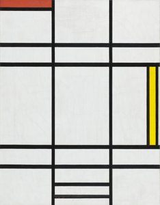 Komposition in Weiß, Rot und Gelb, 1936