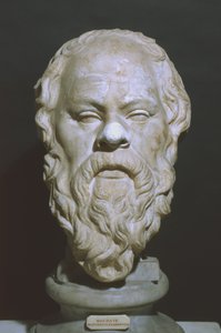 Kopf des Sokrates (Marmor)