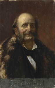 Porträt von Jacques Offenbach, 1819-1880