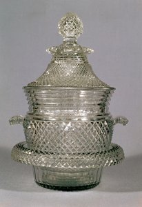 Weinkühler, ca. 1815-20 (Schliffglas)