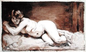 Nackte weibliche Figur