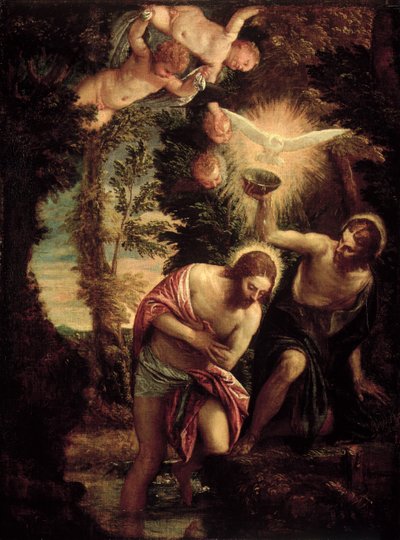 Taufe Christi von Paolo Veronese