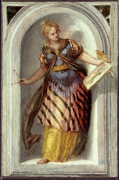 Die Muse der Malerei von Paolo Veronese