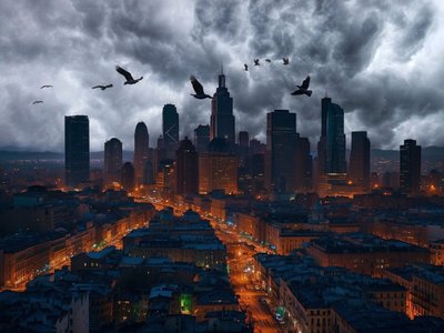 Dunkle Metro von Mario Witt