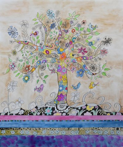 Hippie-Baum von Marys Watercolors