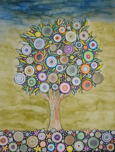 Lebensbaum von Marys Watercolors