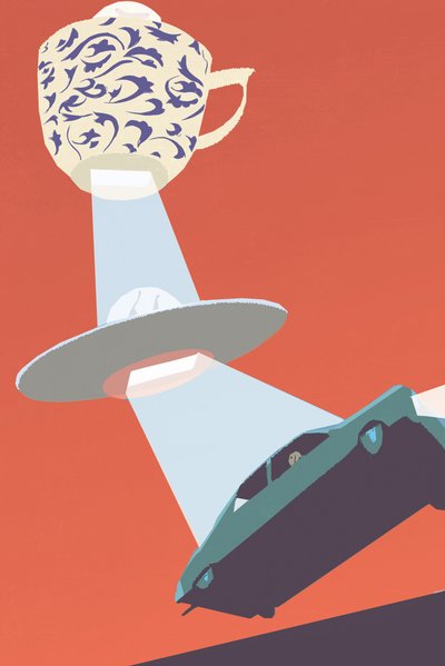 Fliegende Untertasse, 2010 von A.Richard Allen