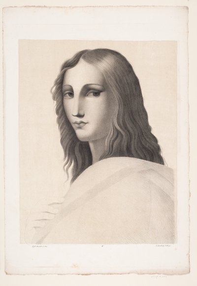 Jünglingsfigur aus Raphaels "Schule von Athen" von A. Lilienberg