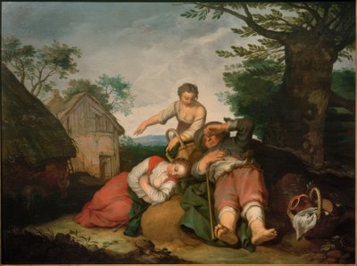 Bauernszene mit dem verlorenen Sohn von Abraham Bloemaert