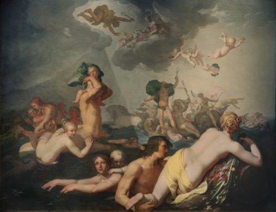 Der Triumph des Neptun von Abraham Bloemaert