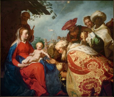 Die Anbetung der Könige von Abraham Bloemaert