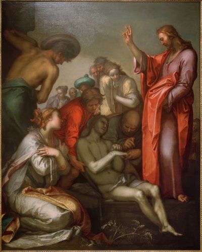 Die Auferweckung des Lazarus von Abraham Bloemaert