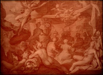 Göttermahl von Abraham Bloemaert