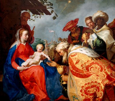 Die Anbetung der Könige, 1624 von Abraham Bloemaert
