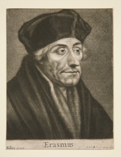 Erasmus von Rotterdam von Abraham Blooteling