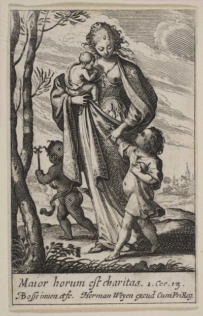 Nächstenliebe von Abraham Bosse