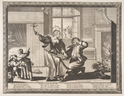 Ehemann-Schlägerin von Abraham Bosse