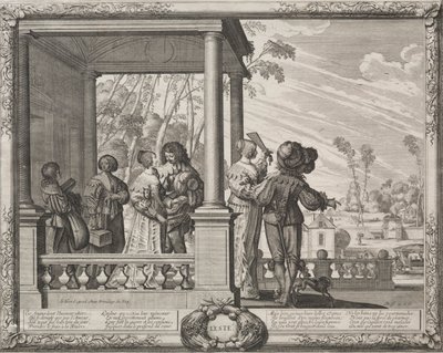 Die vier Jahreszeiten: Sommer, 1635 von Abraham Bosse