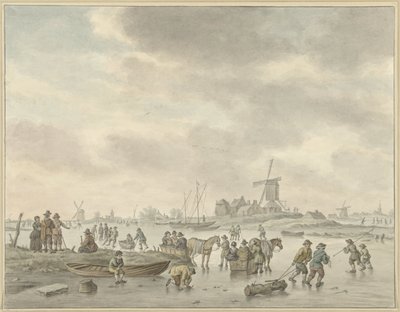 Eisvergnügen von Abraham Delfos