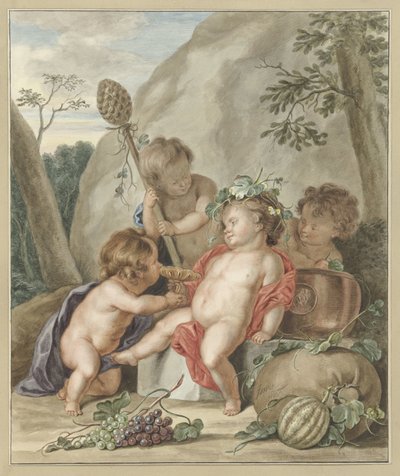 Kinderbacchanal von Abraham Delfos