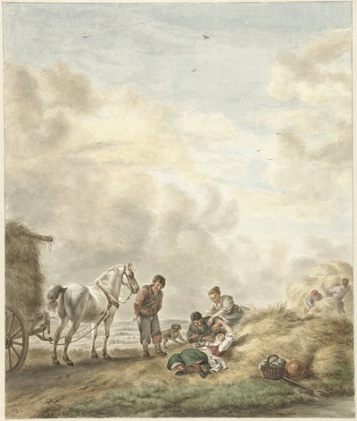 Ernteszene von Abraham Delfos