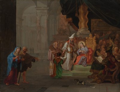 Christus unter den Doktoren, 1668 von Abraham Hondius
