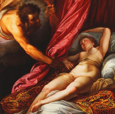 Jupiter und Semele, um 1625 von Abraham Janssens van Nuyssen