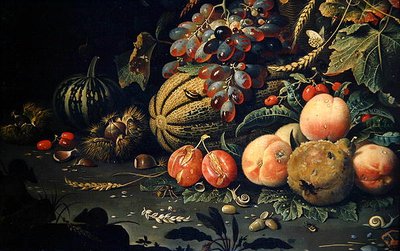 Früchte (Detail) von Abraham Mignon