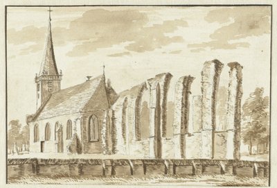 Kirche in Heiloo von Abraham Rademaker