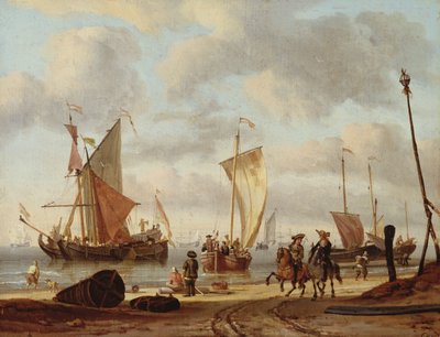 Schiffe vor Anker von Abraham Storck