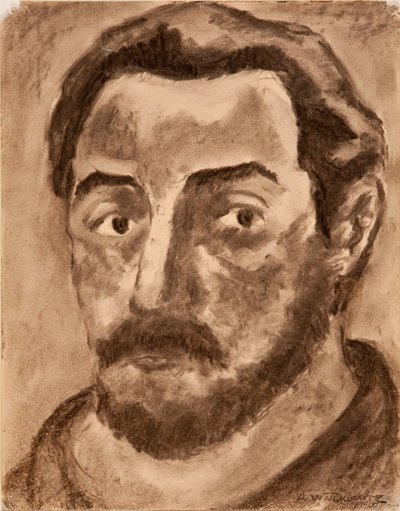 Kopf eines Mannes von Abraham Walkowitz