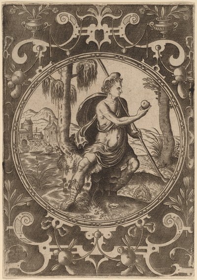 Paris mit dem Apfel von Abraham de Bruyn