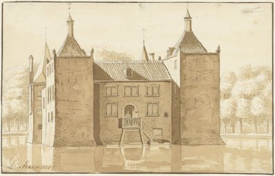 Haus Ilpenstein, Ilpendam, von hinten von Abraham de Haen (II)