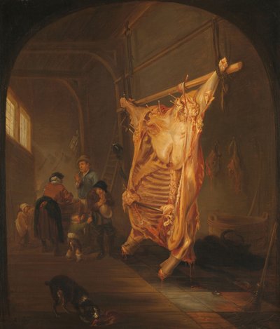 Der geschlachtete Ochse von Abraham van den Hecken