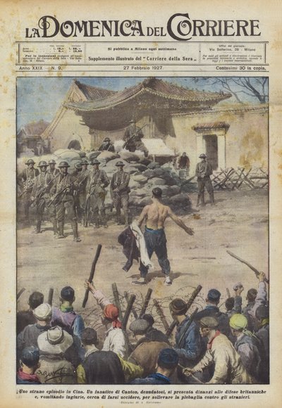 Ein seltsames Ereignis in China von Achille Beltrame