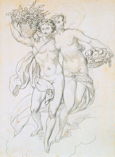 Psyche und Amor von Achille Devéria