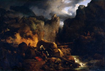 Tod von Roland, um 1818 von Achille Etna Michallon