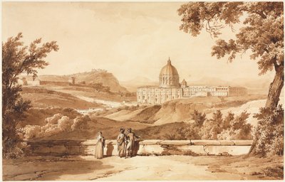Ansicht von St. Peter, Rom von Achille Etna Michallon