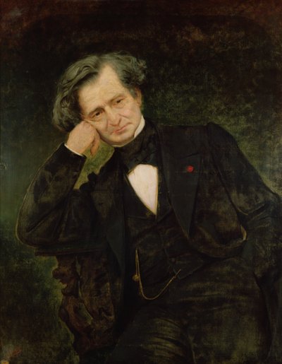 Porträt von Hector Berlioz (1803-69) von Achille Peretti