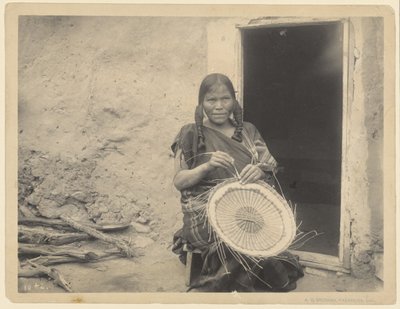 Hopi-Städte, Korbmacher von Adam Clark “A. C.” Vroman