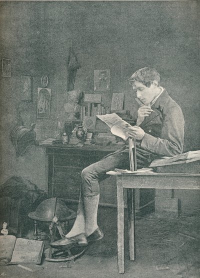 Der Student, ca. 1877 von Adam Diston