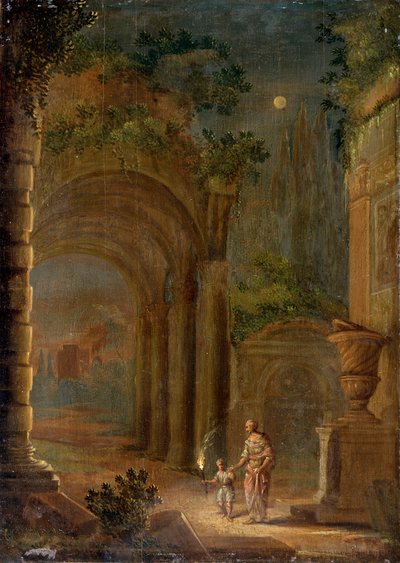Landschaft, Ende des 16. Jahrhunderts von Adam Elsheimer