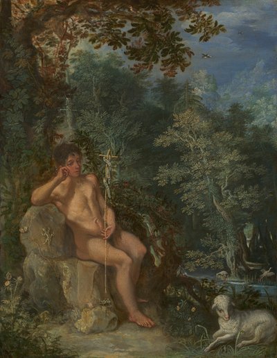 Johannes der Täufer in der Wildnis von Adam Elsheimer
