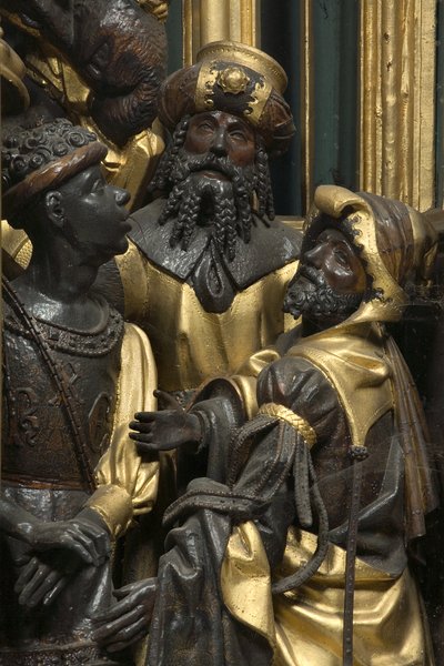 Anbetung der Könige (Detail) von Adam Kraft