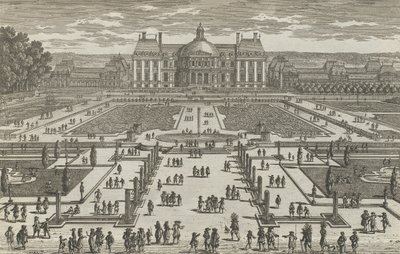 Ansicht von Vaux-Le-Vicomte, 1680er Jahre von Adam Perelle