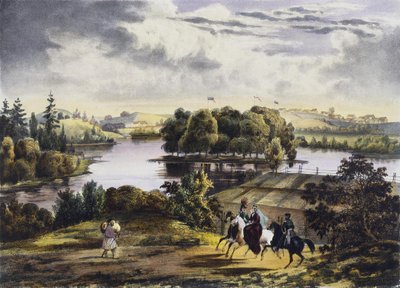 Ansicht von Izhora, 1833 von Adam Tirpeune