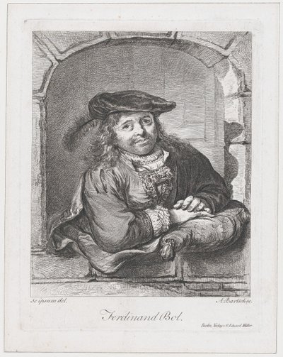 Porträt von Ferdinand Bol von Adam von Bartsch