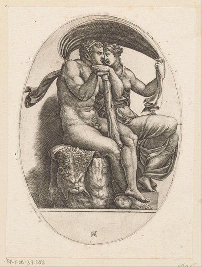 Herkules und Deianeira von Adamo Scultori