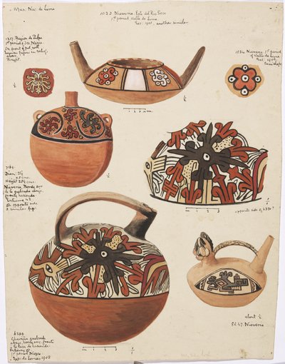 Unsere Behälter aus der Region de Palpa, Peru von Adela Breton